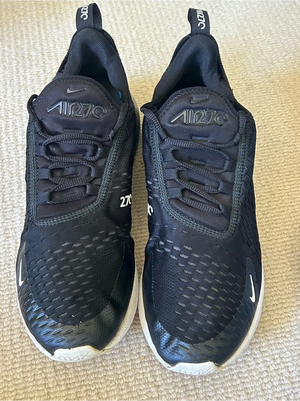 Nike Air270 Black Men's Lightweight Athletic Sneakers